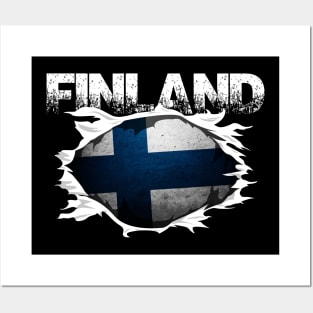 Finland Flag in You Posters and Art